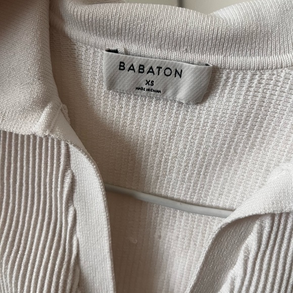 Aritzia babaton collared crop top - Picture 2 of 3